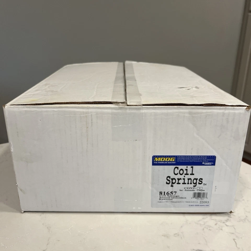 81657 Moog Juego de 2 muelles helicoidales traseros para Ford Edge 2007-2014 par EE. UU. Nuevo Foto 2 de 4