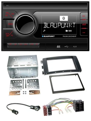 Blaupunkt MP3 Bluetooth DAB 2DIN SD USB Autoradio für Smart ForFour 04-06 ForTwo - Bild 1 von 4