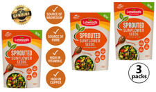 3x Linwoods Organic Sprouted Sunflower Seeds Magnesium Gluten-Free Vegan 125g