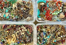 10 Pounds Lb Untested Huge Lot Jewelry Vintage  Modern Junk  Resell Tangled In