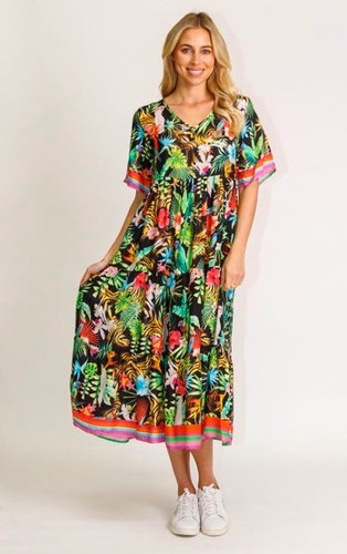 Bagara Tiered Dress main image 1