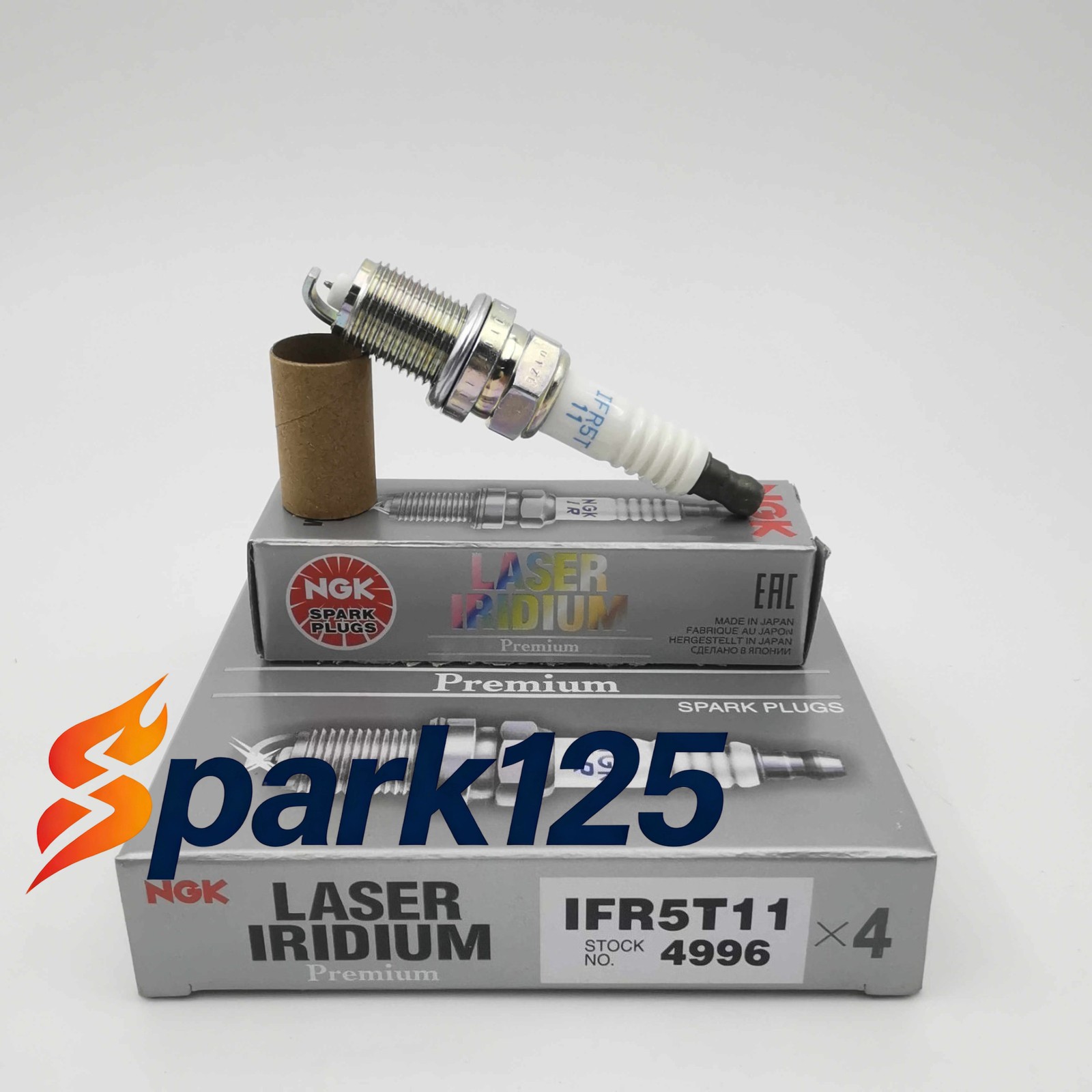 Set of 4 NEW FOR NGK Laser Iridium Spark Plug 4996 IFR5T11