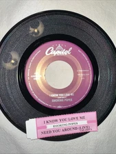 Smoking Popes 7" Vinyl  I Know You Love Me / Need You Around (Live)  45 Rpm