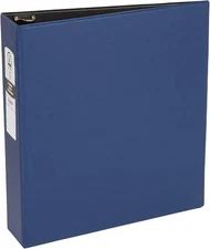 Avery Economy 3 Ring Binder, 2" Round Rings, 1 Blue Binder (03500)