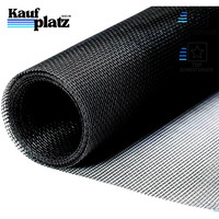 Fliegengitter Fenster Zuschneidbar 120X250Cm Fiberglas Moskitonetz Schwarz