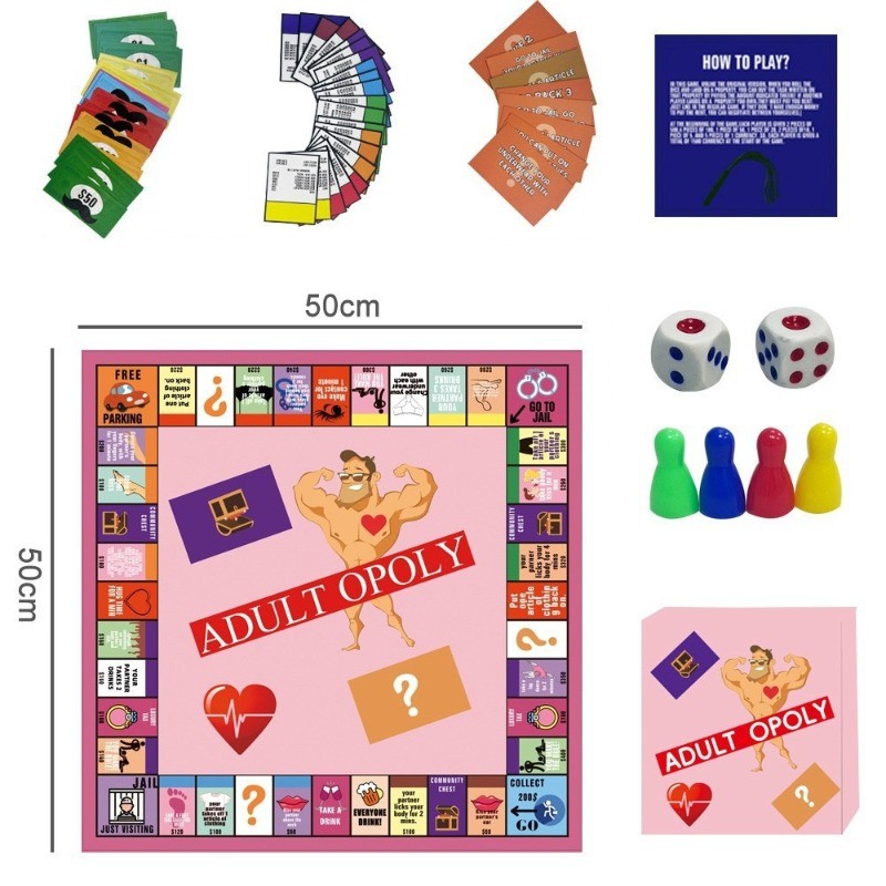 Adultopoly Board Game, Couple Board Game Prop, Bedroom Toys for Couples 2026