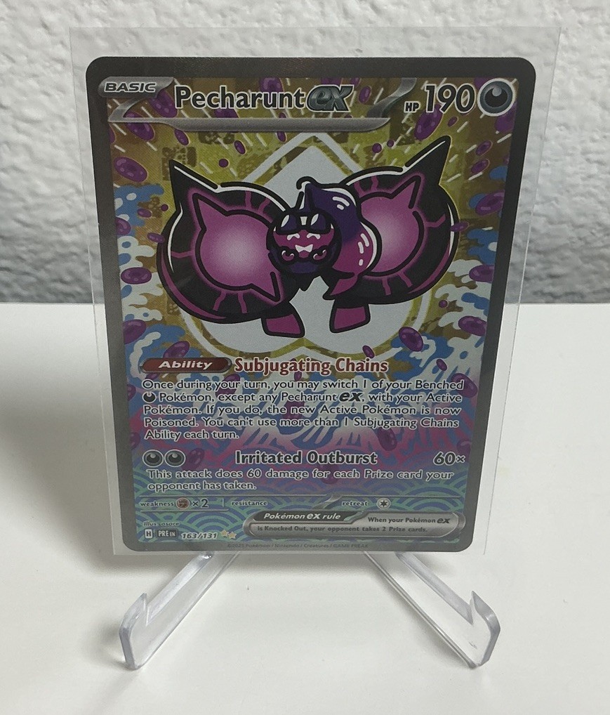 Pecharunt ex - 163/131 - Pokemon Prismatic Evolutions Special Illustration NM