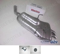 Auspuff Endtopf + Anbauteile für Rover 75 1.8TURBO 2003-