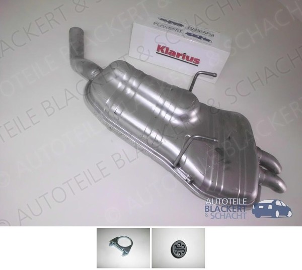 Auspuff Endtopf + Anbauteile für Rover 75 1.8TURBO 2003--image