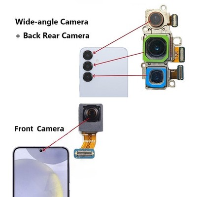 Replacement Front Rear Main Camera for Galaxy S25 Plus SM-S936B/DS SM-S936U