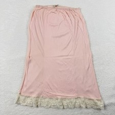 Vintage Sliperfection Half Slip Skirt Women Small Pink Lace Trim Coquette
