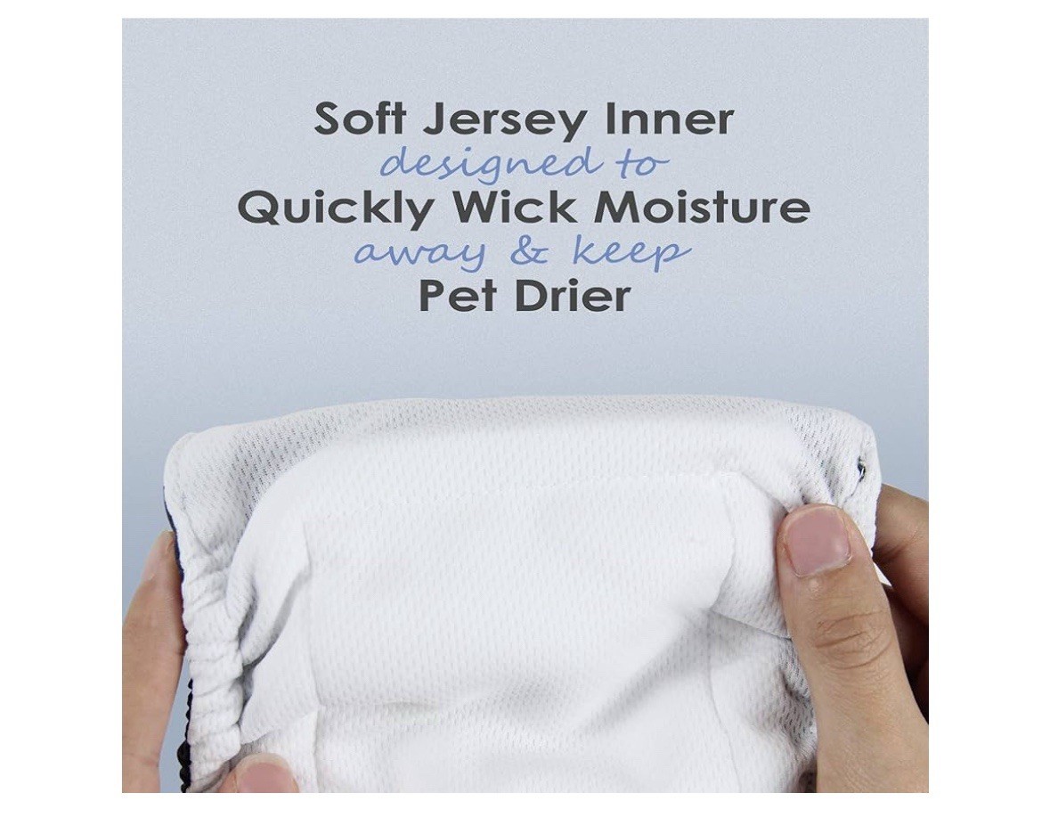 Wegreeco Washable Male Dog Belly Band - Pack of 3 - Small NEW + FAST SHIPPING