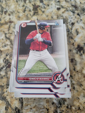 Ignacio Alvarez 50 Ct Baseball Card Lot Braves Bowman Topps