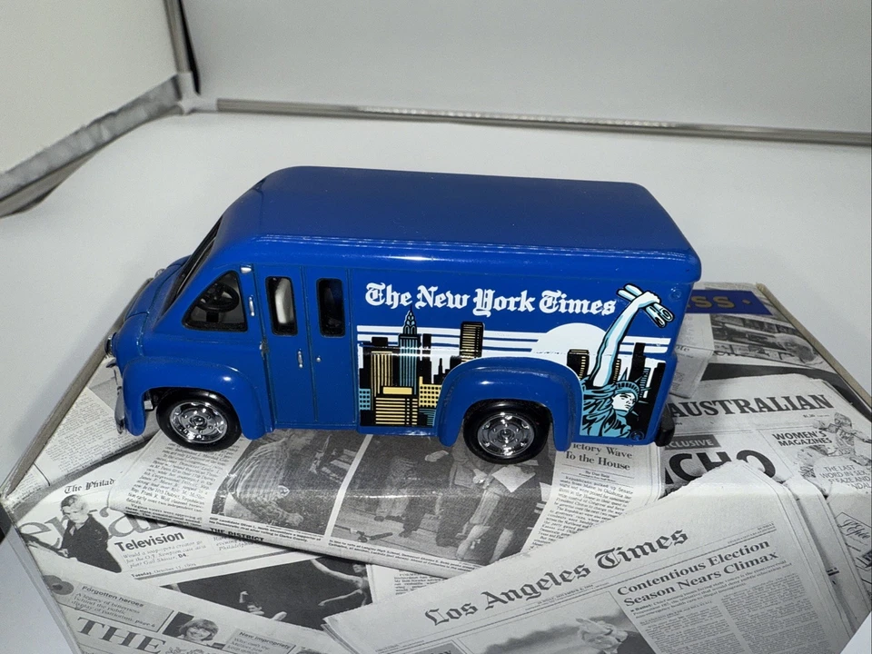 MATCHBOX-MODELS OF YESTERYEAR-POWER OF THE PRESS-YPP 04 DODGE ROUTE VAN-NY TIMES - Image 4 of 4