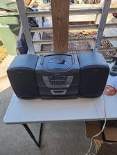 Vintage 1998 Sony Boombox Radio Cd Cassette Tape CFD-Z125 FREE SHIPPING