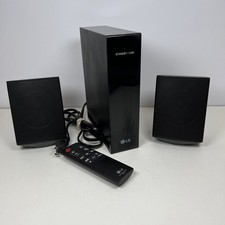 LG SPJ4-S Wireless Rear Speaker Kit w/ Receiver S65S3-S Speakers Remote Tested