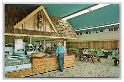 Afton Wyoming Brog's Elk Horn Cheese Factory & Shop c1950-60s Vintage Postcard