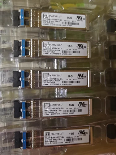 2pcs Marvell FTLF1429P3BCV-QL 16GBASE-LW Fiber Channel SFP+ 16G LC 10km Qlogic