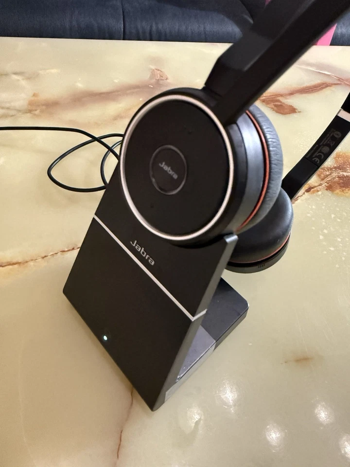 Jabra Evolve 75 Stereo On-Ear Kopfhörer Set - Schwarz - Wie Neu (Model DIV010) - Bild 3 von 4