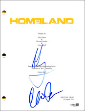 Claire Danes & Mandy Patinkin Signed Autograph Homeland Pilot Script w/ JSA COA