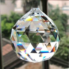 10Pcs Crystal Ball Prism Pendant Glass Chandelier Hanging Pendant Sun Catchers