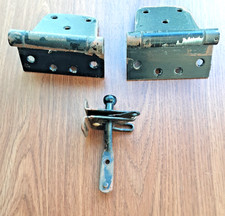 Vtg National Hardware Extra Heavy Auto-Close Gate Kit with Hinges  Latch Set