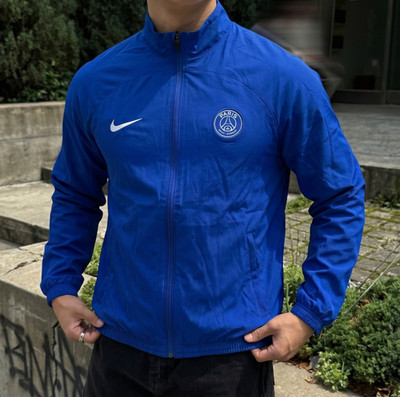Nike Paris Saint-Germain Herren Trainingsjacke Blau PSG Zip-Up Track Jacket (M)