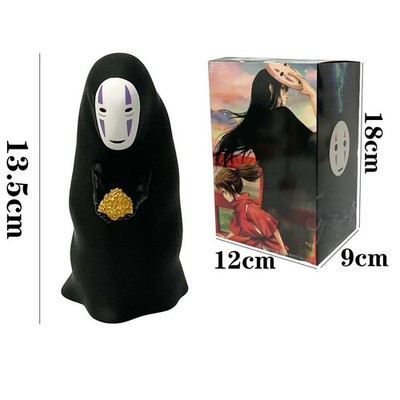 Spirited Away No-Face Kaonashi PVC Anime Figure Collectible Model Gift New Toy