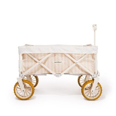 business & pleasure co. The Beach Cart in Monaco Natural Stripe New with Box Tro