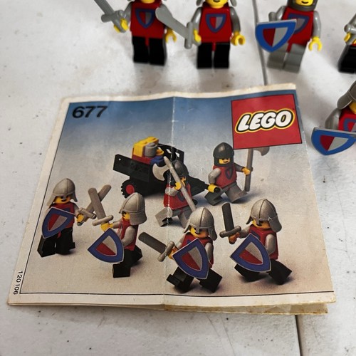 Raro set Lego 677 castello processione dei cavalieri con manuale incompleto - Foto 3 di 7