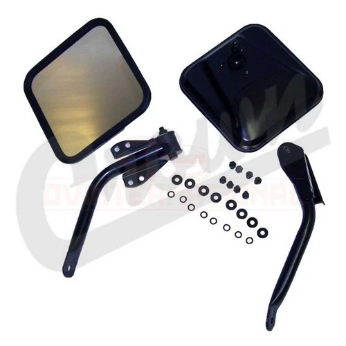 Crown Automotive Complete Side Mirror Set Left And Right for Jeep CJ5A 1966-1968