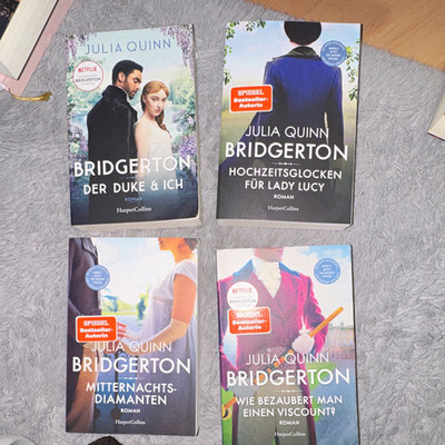 Julia Quinn   Bridgerton 5 Romane Deutsch, HarperCollins, Netflix (Set)