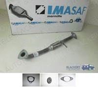 Imasaf Auspuff Hosenrohr/Flexrohr+Anbauteile für Fiat Palio Weekend Strada 1.9 D