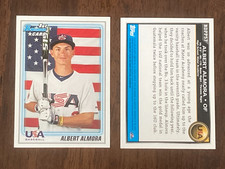 ALBERT ALMORA - 2010 BOWMAN - TEAM USA - ROOKIE - CARD #BDPP57. rookie card picture