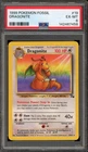 Pokemon Dragonite Fossil Unlimited NON Holo Rare #19 PSA 6