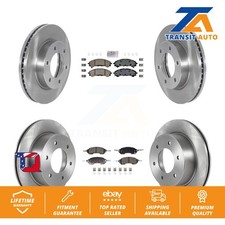 Front Rear Ceramic Pads And Disc Brake Rotors Kit For Ford Bronco K8A-107790