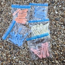 Vintage Swing Arm Perm Rods Lot Plastic Spin Curlers Hair Rollers Retro Prop