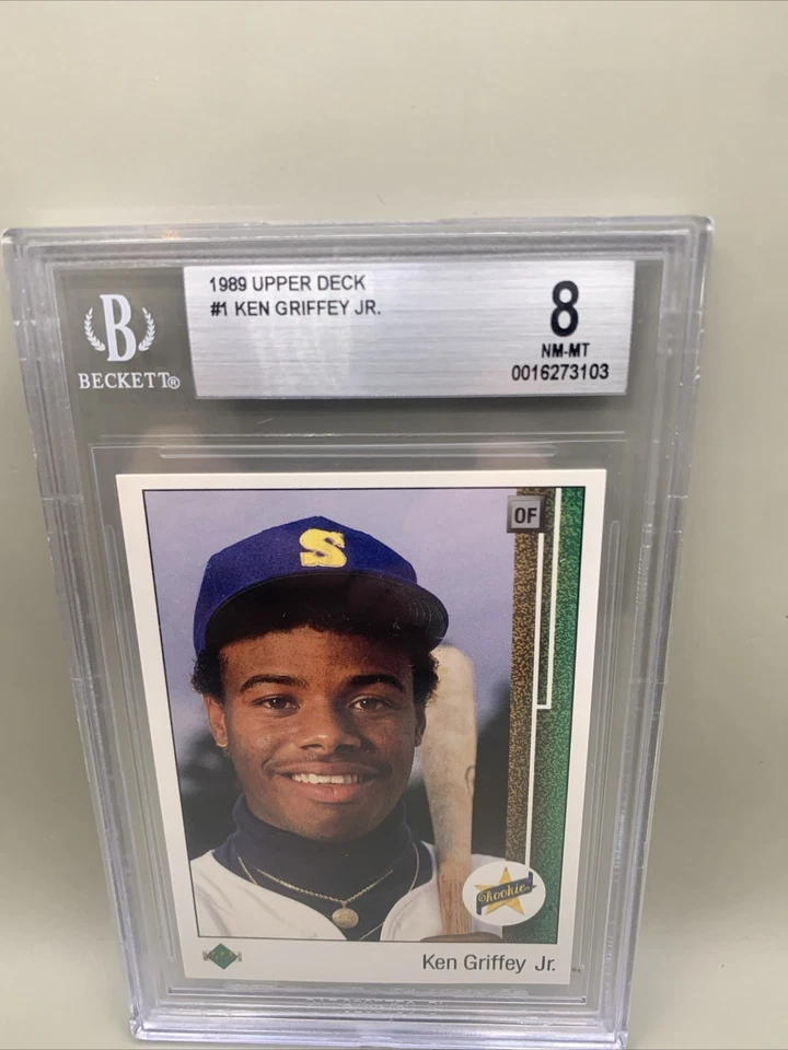 Upper Deck 1989 - Ken Griffey Jr #1 novato calificado 8 ¡Envío gratuito!! Foto 2 de 3