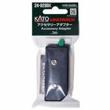 Kato 24-829BK Unitrack Accessory Adapter for 22-018-1 Power Pack HO or N Scale