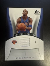 2006-07 SP Game Used Authentic Fabrics Steve Francis New York Knicks