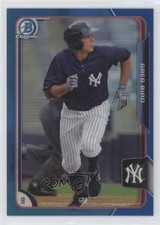 2015 Bowman Chrome Prospects Blue Refractor 16/150 Greg Bird #BCP74 gn7