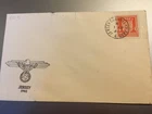 GB STAMPS JERSEY UNDER OCCUPATION 1941 1d COAT OF ARMS FIRST DAY COVER EAGLE 2
