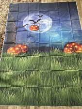 5x7ft Polyester Halloween Backdrop Moonlight Pumpkin Photograph
