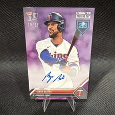 2023 Topps Now Road to Opening Day - Autographs Byron Buxton #A-29 Purple /25 