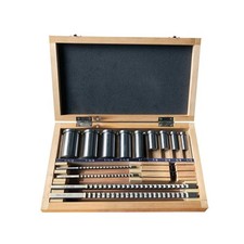 Keyway Broach Sets 18Pcs HSS Inch Industrial Tools for Lathe, B-1/8" and 3/16...