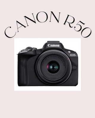 Canon EOS R50 Mirrorless Camera w/ 18-45mm Lens Mint Condition Battery & Charger