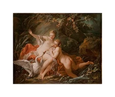 François Boucher Leda and the Swan : Archival Quality Giclée Art Print 1741