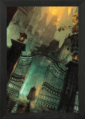 The hoont is done Framed Wall Art Poster Canvas Print Picture