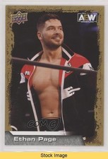 2022 Upper Deck AEW All Elite Wrestling Gold Ethan Page #8 READ 0n5u
