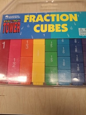 Learning Resources Percent Cubes Fraction Tower - Complete - EUC